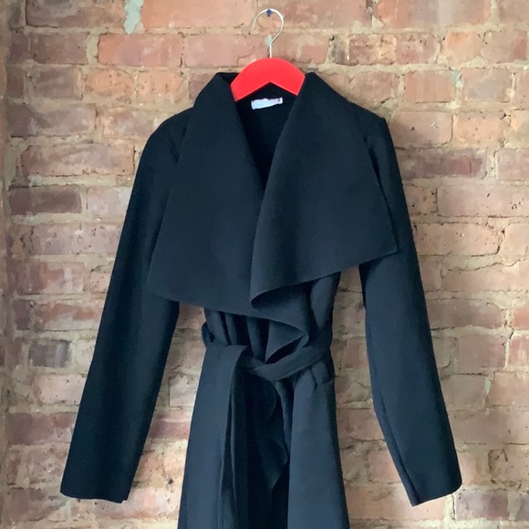 Jackets & Blazers - ITALIAN Maxi Length Waterfall Coat